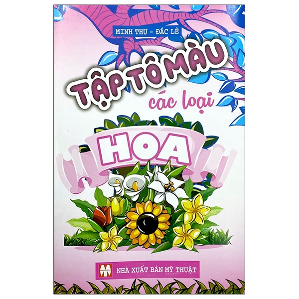 Fahasa - tập tô màu các loại hoa