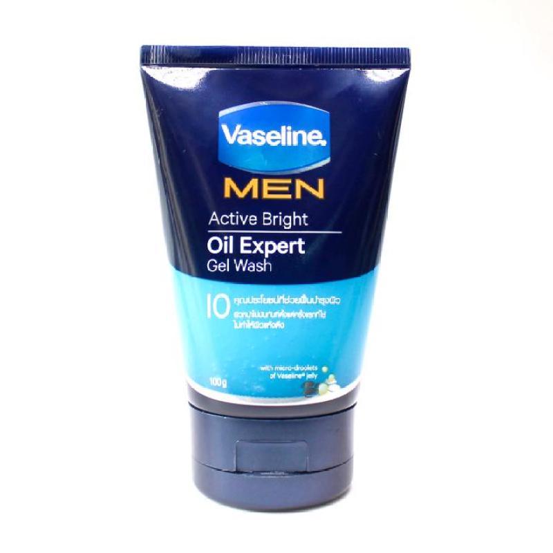 Sữa rửa mặt kiềm dầu Vaseline Men Active Bright Oil Expert nhập khẩu