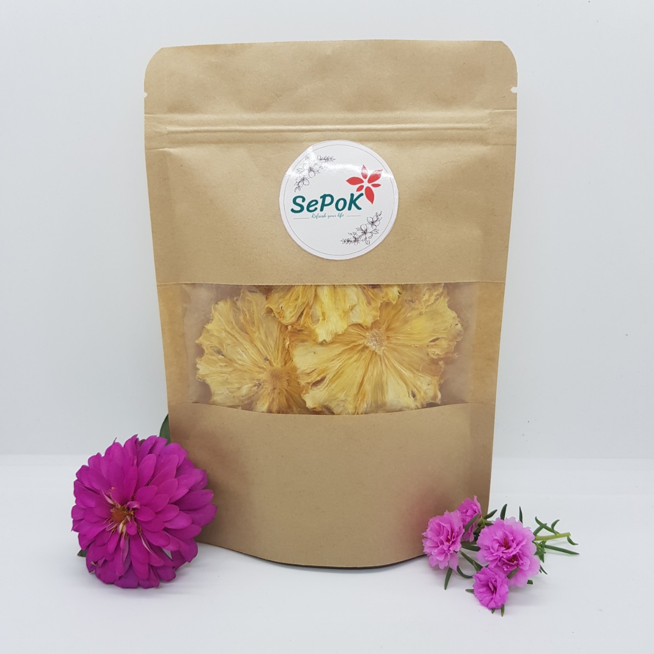 Dứa(Thơm/Khóm) sấy khô 100g-SePok