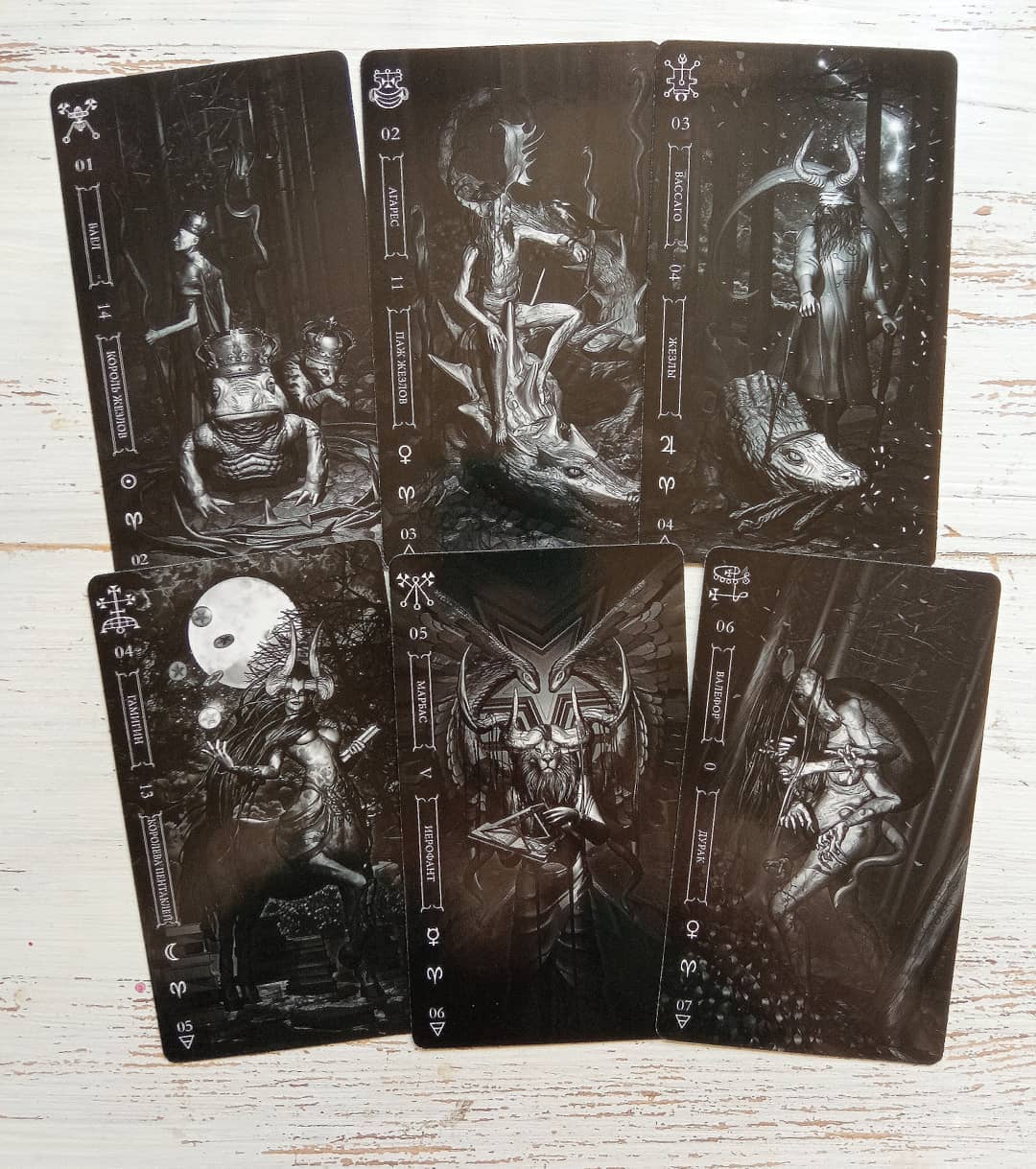 Goetia Tarot in Darkness