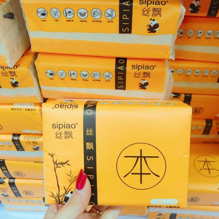 [HCM]THÙNG GIẤY RÚT SIPIAO GẤU TRÚC