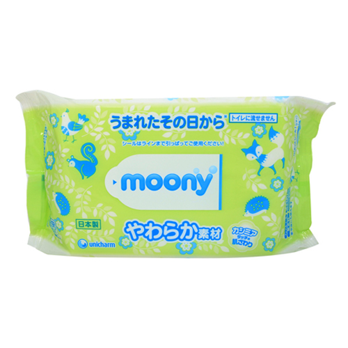[HCM]Giấy ướt Moony 80 tờ
