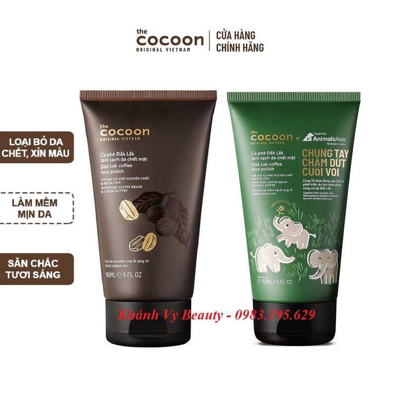 Tẩy Da Chết Mặt Đăk Lăk Coffee Face Polish 150ml