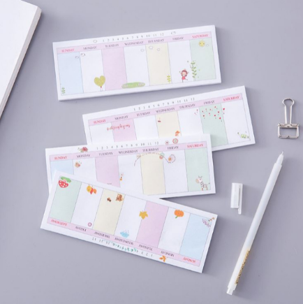 Giấy note ghi chú thời gian biểu - một ngẫu nhiên