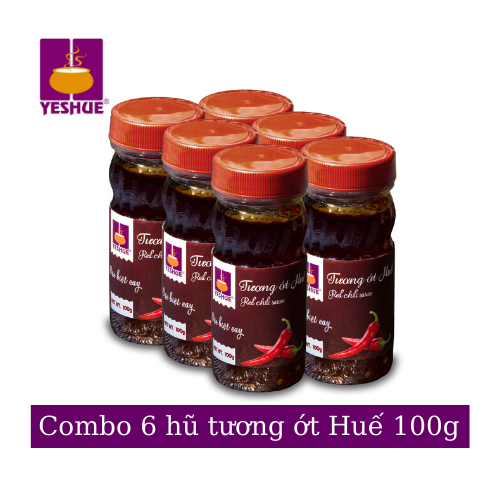[COMBO] 6 hũ tương ớt siêu cay YesHue