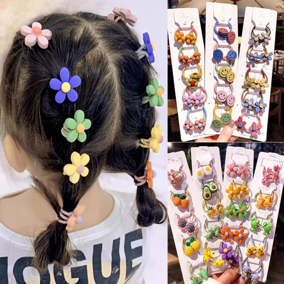 Cột tóc đáng yêu cho bé - set 10 chiếc
