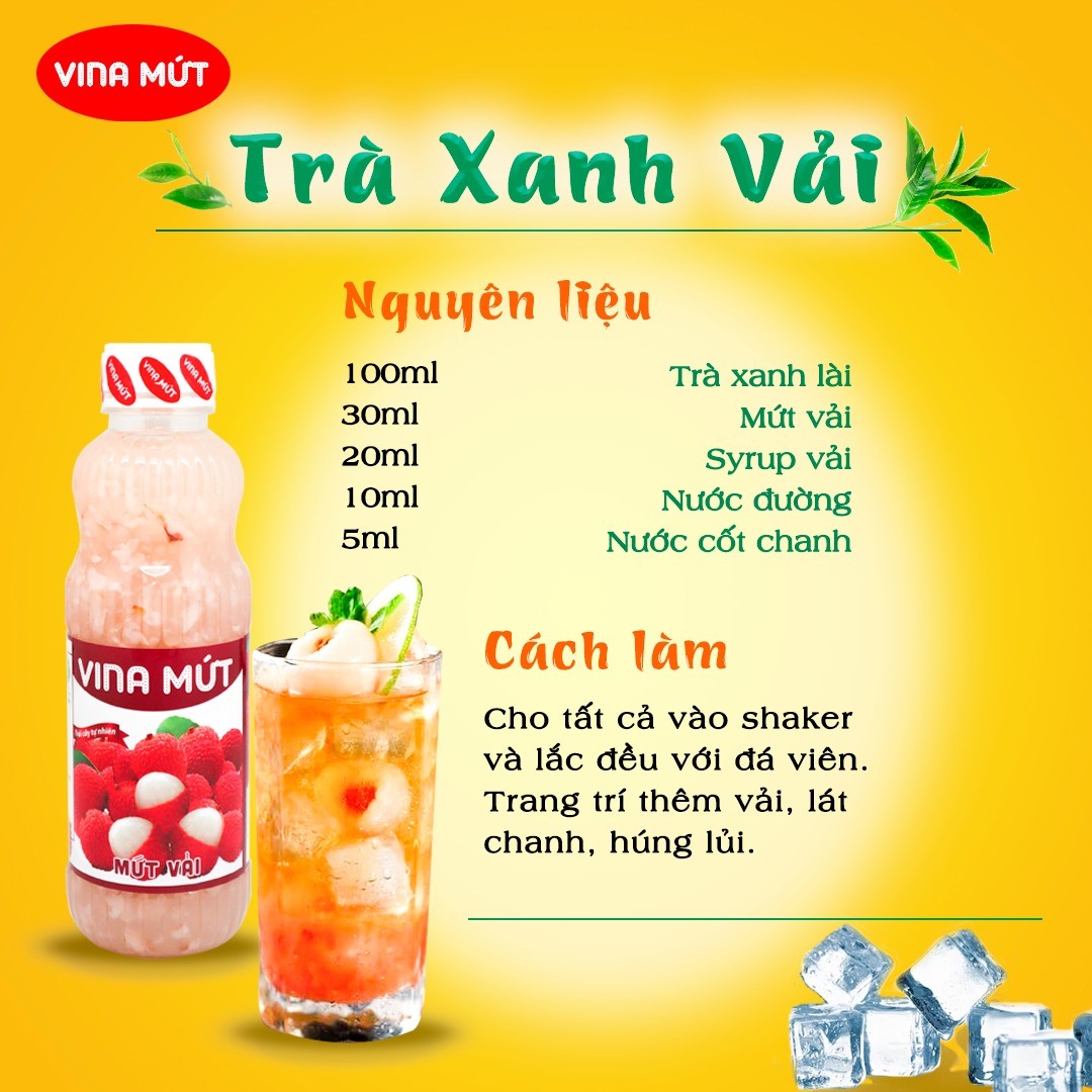 Sinh Tố Vina Mứt Chai 1000ml