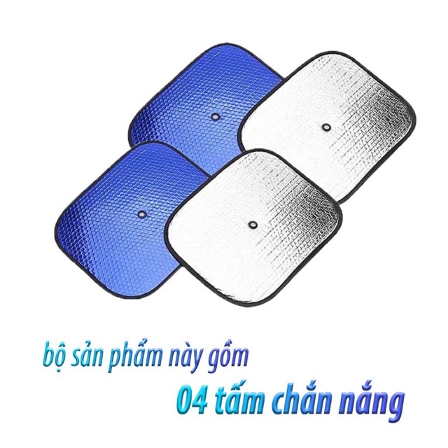 Bộ 4 tấm chắn nắng - tấm che nắng ô tô - cnt