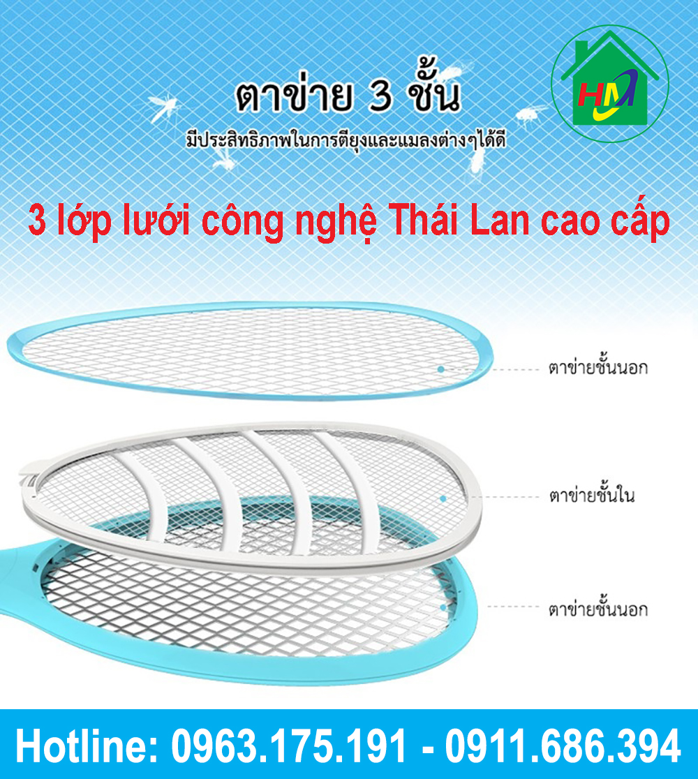 Vợt Bắt Muỗi Thái Cao Cấp YAGE YG-D003