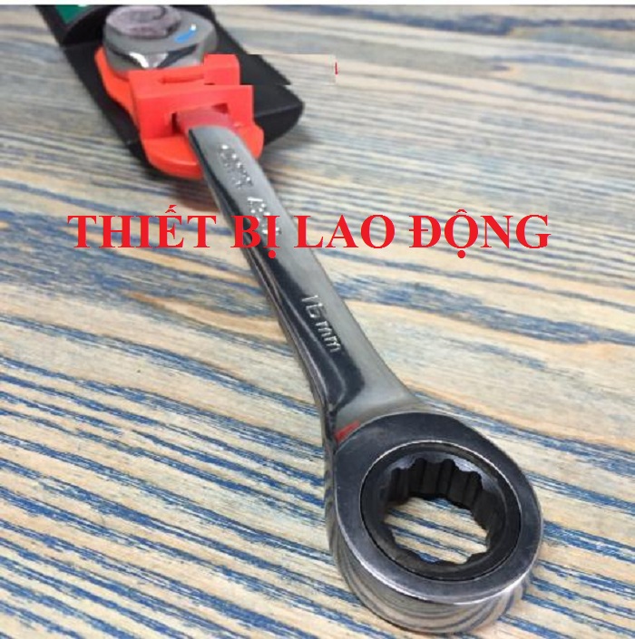 Cờ lê vòng miệng tự động 16mm Sata 43612