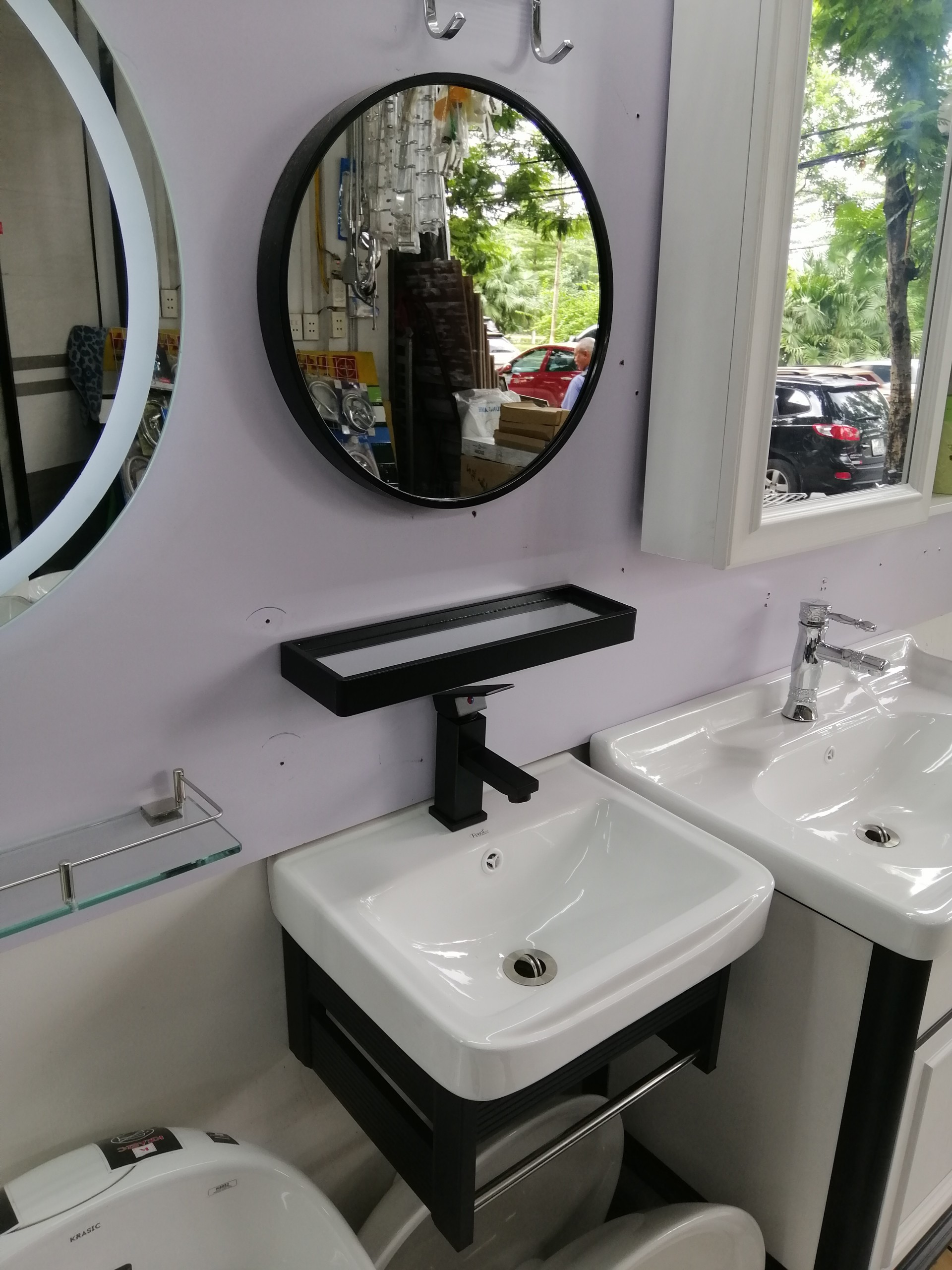 bộ chậu lavabo mini