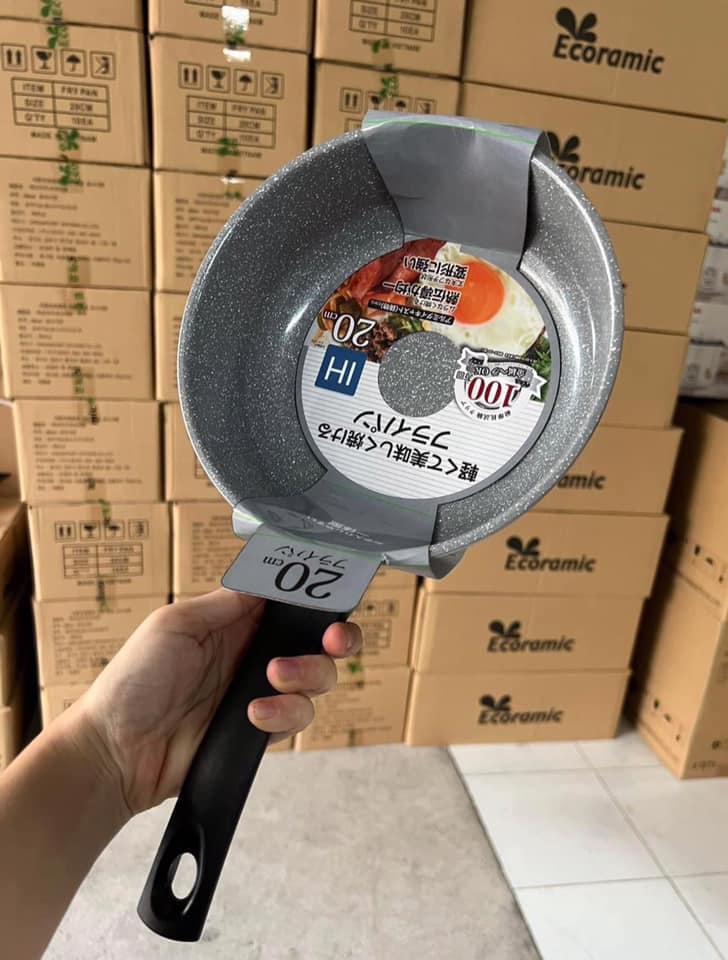 Chảo Đá Sâu Lòng Ecoramic/Dreamchef 20cm