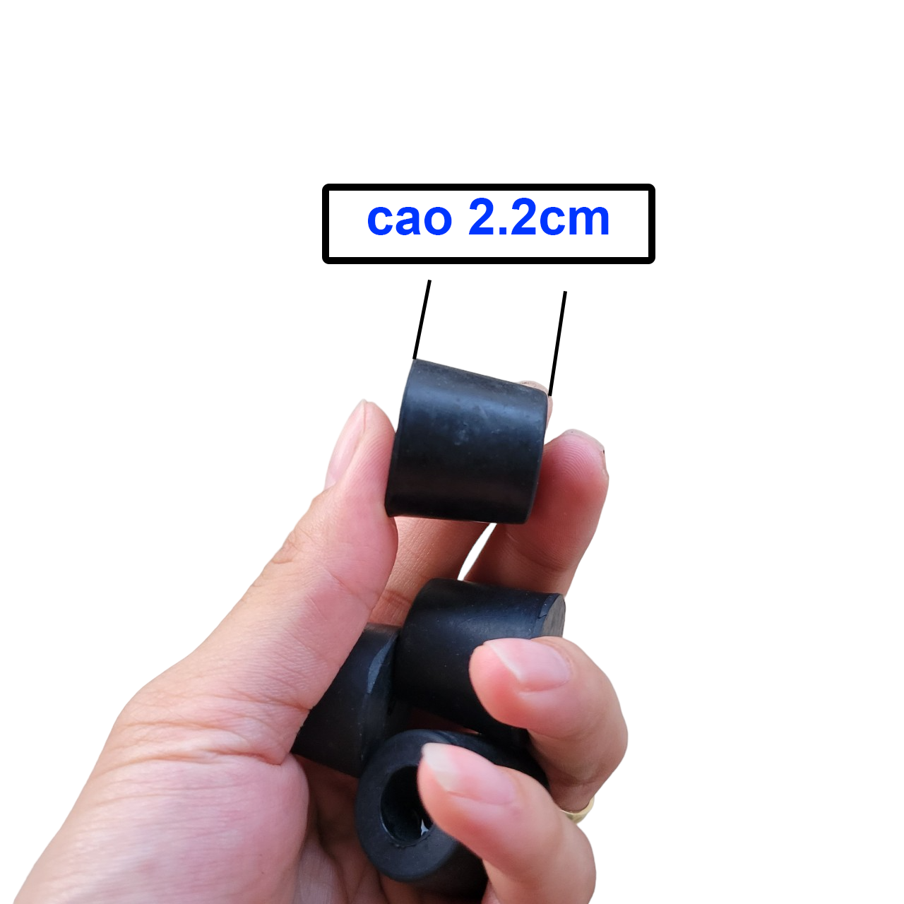 Đế Lót Loa Ampli Cao Su Có Lót Long Đền (1 BỘ 4 CÁI) DCS