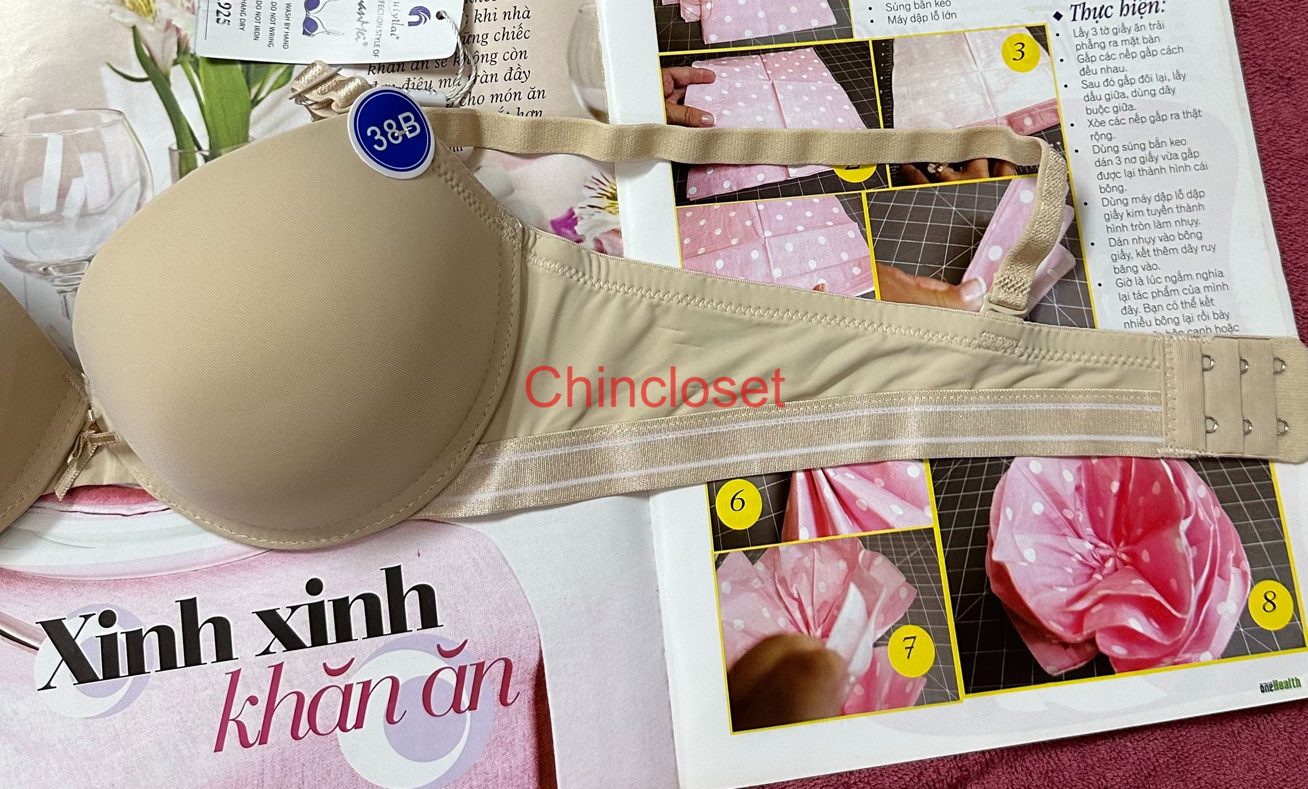 [1925- Ảnh thật shop tự chụp] Áo ngực siêu nâng mút dày có gọng