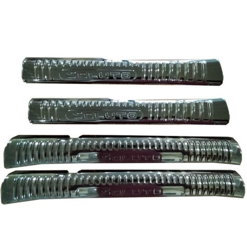 Bộ 4 Nẹp Bước Chân Trong Titan Cho Ô Tô - Soluto Kiểu Thẳng