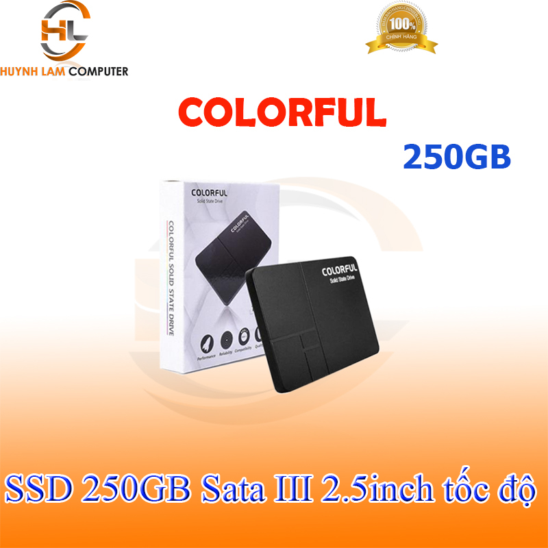 Bảng giá SSD 250gb Colorful SL500 tốc độ 540/490Mbs - NWH phân phối Phong Vũ