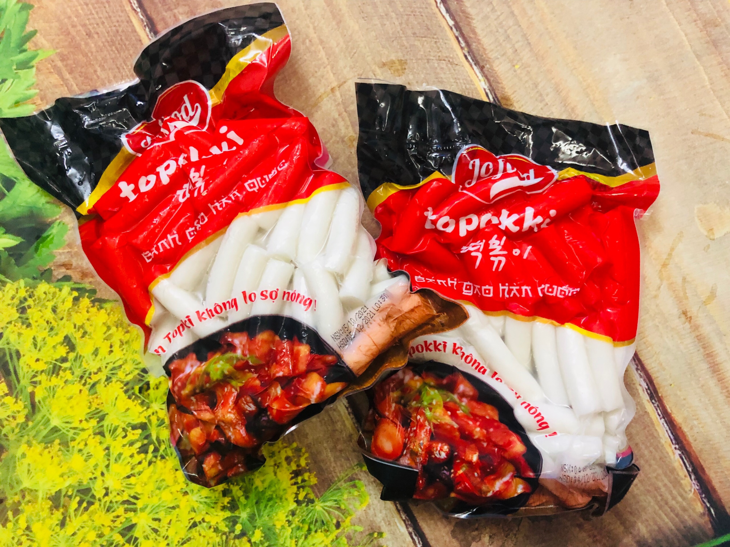 1kg bánh gạo Hàn Quốc Xanh
