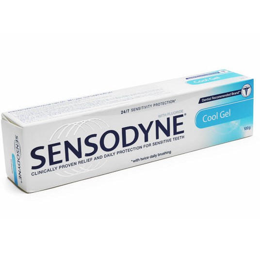 Kem đánh răng sensodyne cool gel mát lạnh chống ê buốt – tuýp 100g