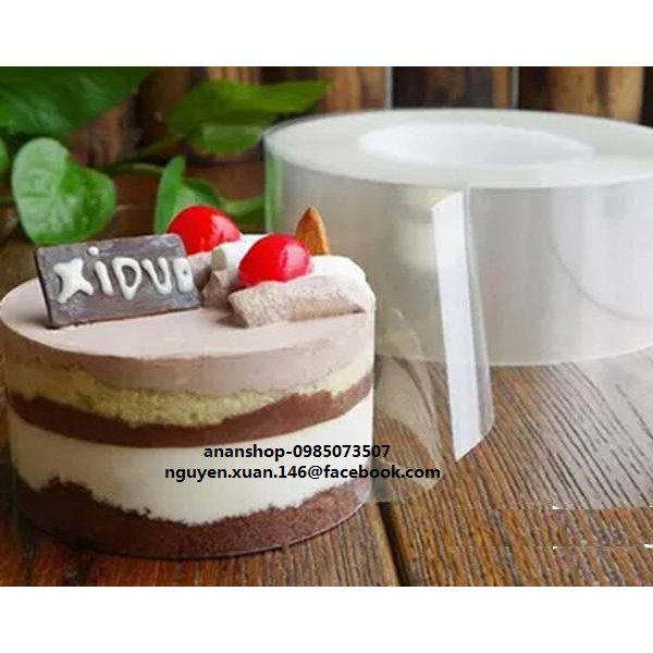 Cuộn Mica bọc thành bánh Mousse