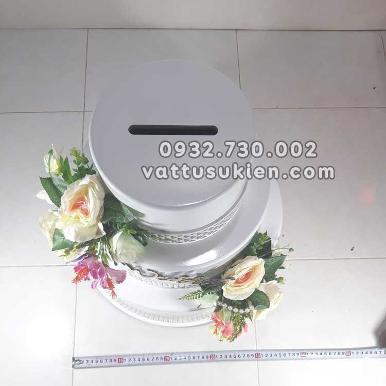 【Chất Lượng】Thùng Tiền Bánh Kem 3 Tầng