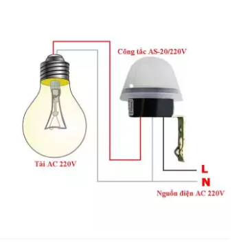 cảm biến ánh sáng 12V ,220V