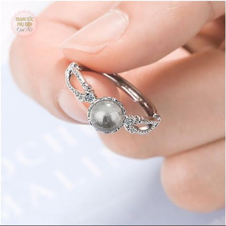 [HCM]Nhẫn nữ stye Hàn bạc ý S925 N39