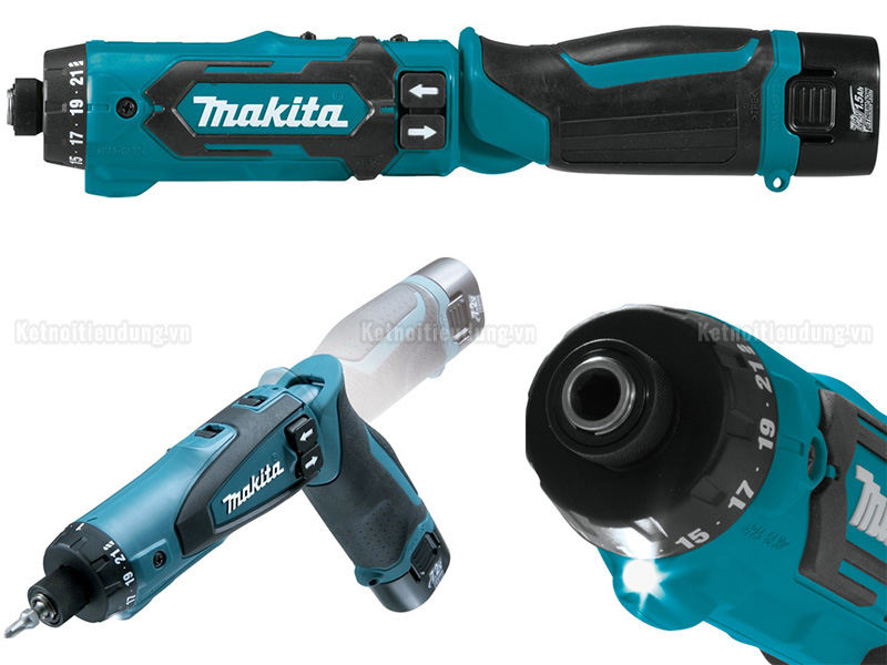 [Trả góp 0%]Máy Khoan Và Vặn Vít Dùng Pin(7.2V) Makita DF012DSE