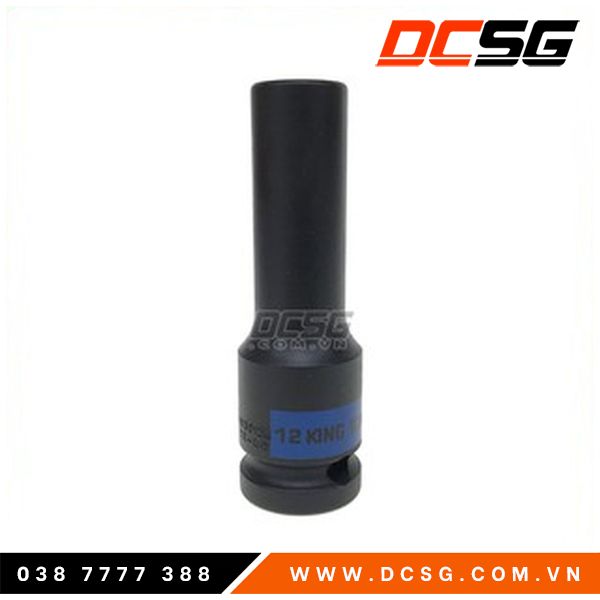 Đầu tuýp 12 cạnh 12mm đen dài Kingtony 493012M