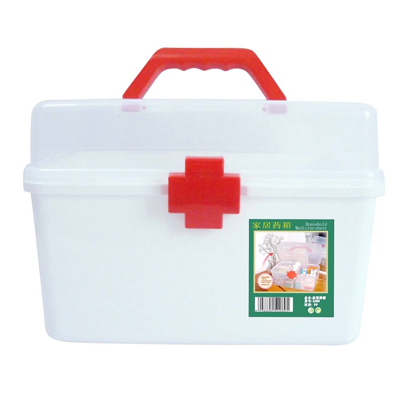 Hộp đựng thuốc y tế nhựa PP chuyên dụng cho gia đình (cỡ lớn) BH125