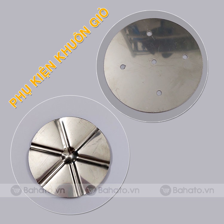 Phụ kiện khuôn giò nắp chặn trên - nắp chặn dưới inox 9.5cm