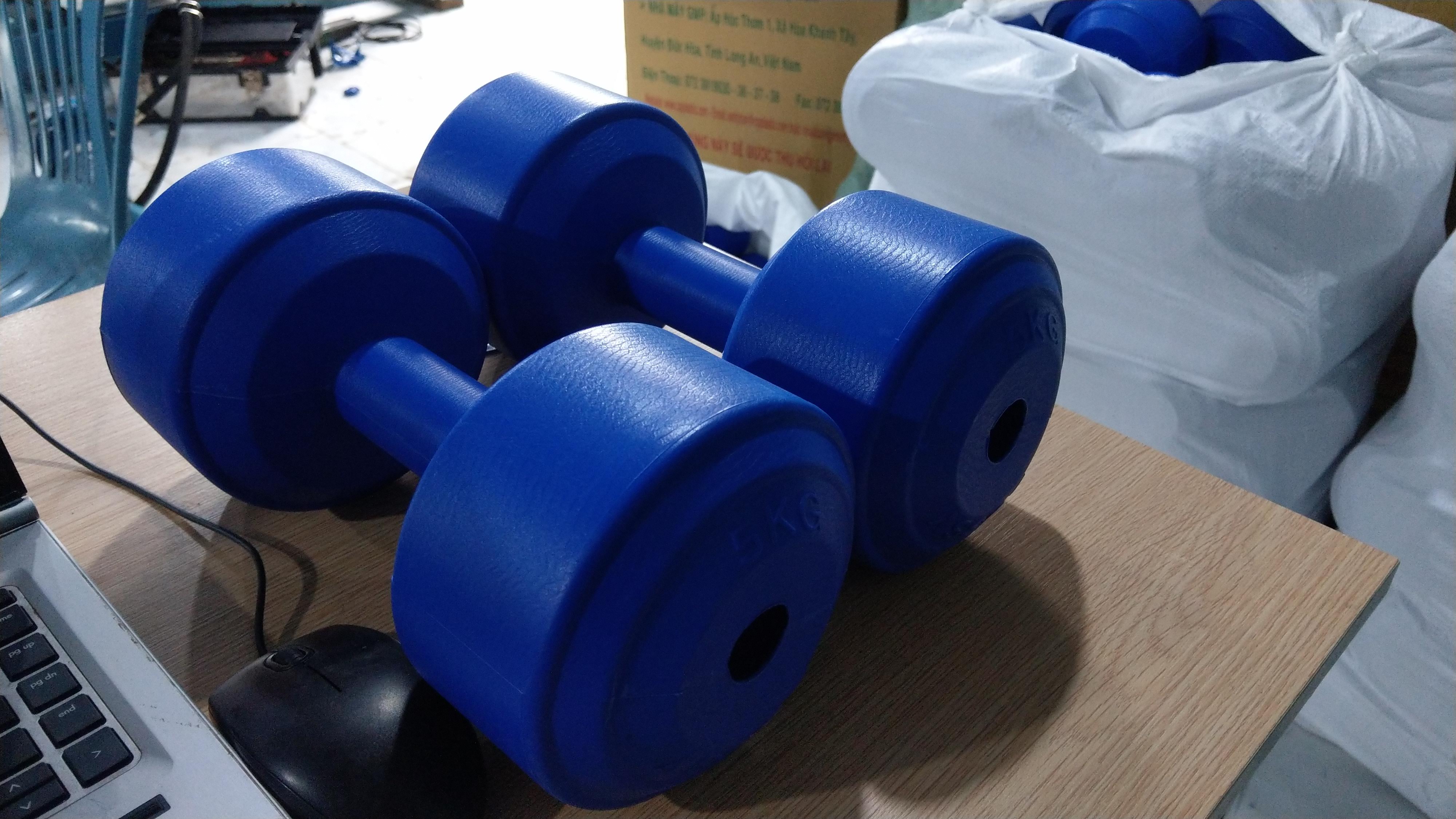 [HCM]Vỏ tạ tay nhựa 5Kg
