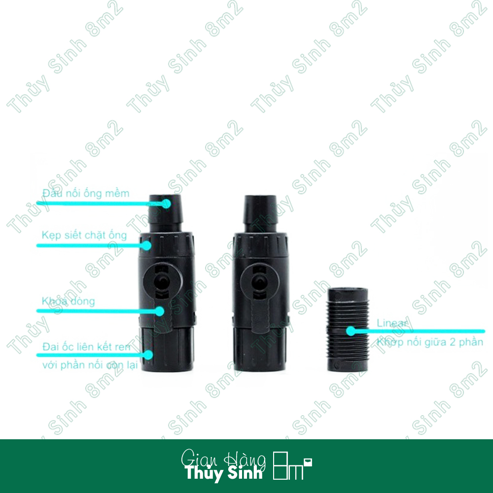 Double Tap SUNSUN, Phụ Kiện Máy Lọc Thủy Sinh | 8m2