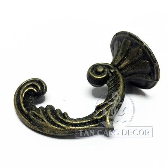 Móc treo đơn hình đôi cánh 4 màu đồng sẫm- KT: 4.5cm
