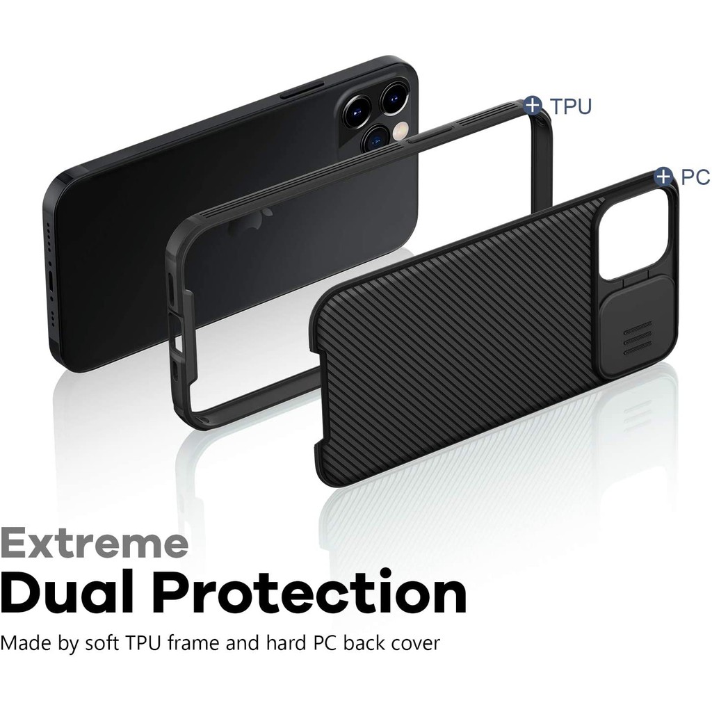 Ốp Lưng Nillkin CamShield Pro iPhone 12 / 12 Pro / 12 Pro Max