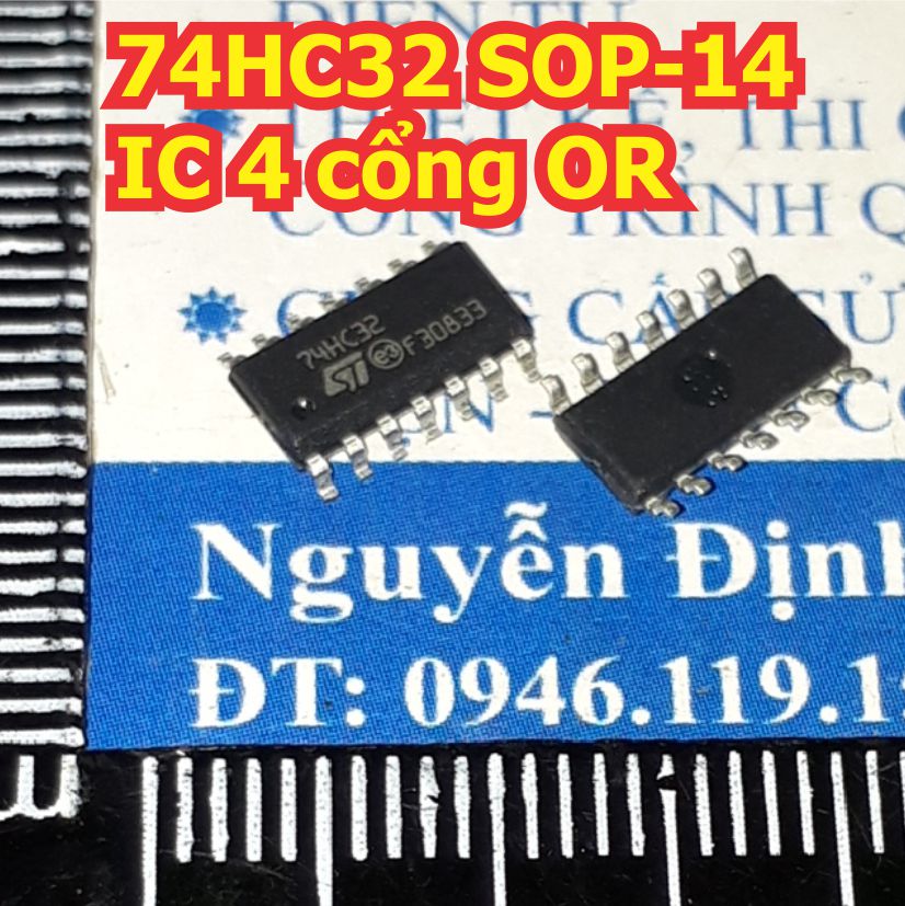 10 con 74hc32 sop-14 ic 4 cổng or kde1298