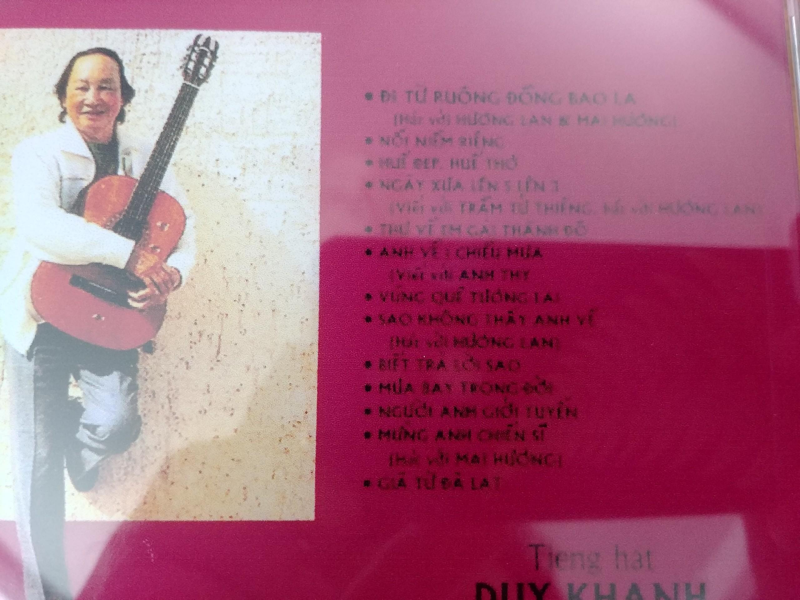 [HCM]CD Tác Phẩm và Tiếng Hát - Duy Khánh