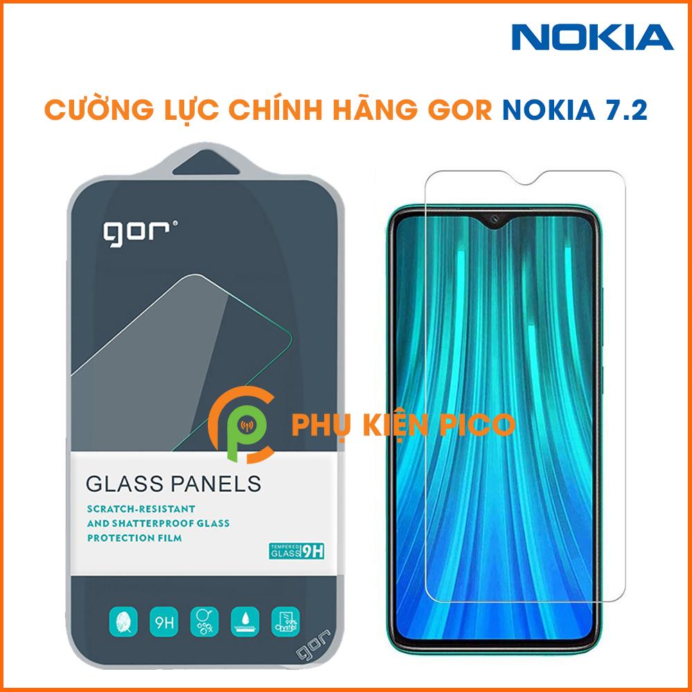 Kính cường lực Nokia 7.2 chính hãng GOR trong suốt độ cứng 9H - Dán màn hình Nokia 7.2
