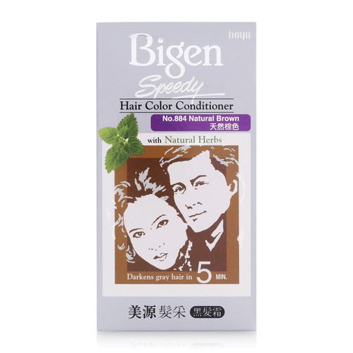 ( Số 884)THUỐC NHUỘM TÓC BIGEN HAIR COLOR CONDITIONER #NATUTAL BROWN