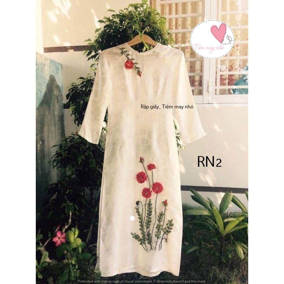 RN2_ RẬP GIẤY May Áo Dài Nữ