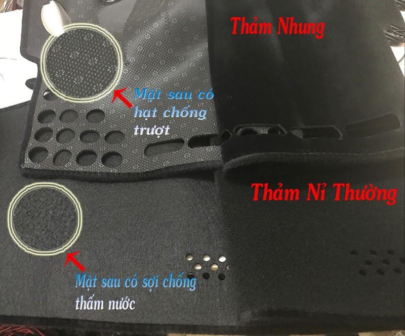 Thảm taplo lông cừu Mitsubishi Triton
