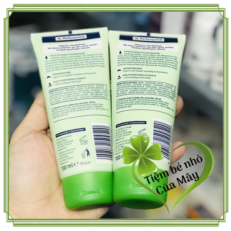 Kem Dưỡng Da Tay Và Móng Hoa Cúc Balea, 100 Ml