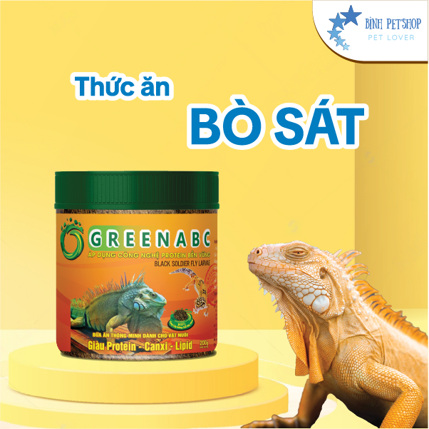 Thức ăn cho Bò Sát 200g - Bổ sung dinh dưỡng