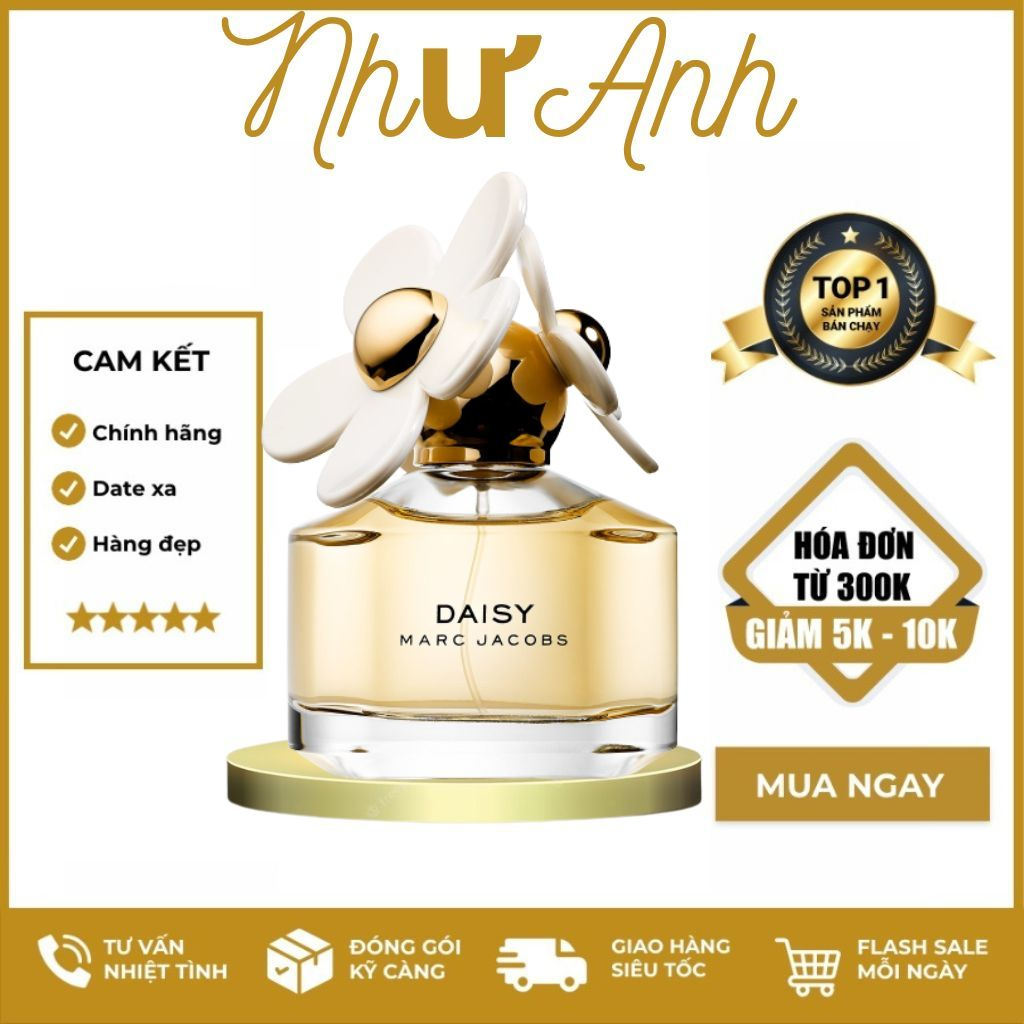 Nước hoa Nữ Marc Jacobs Daisy Eau De Toilette (10ml/20ml/50ml)