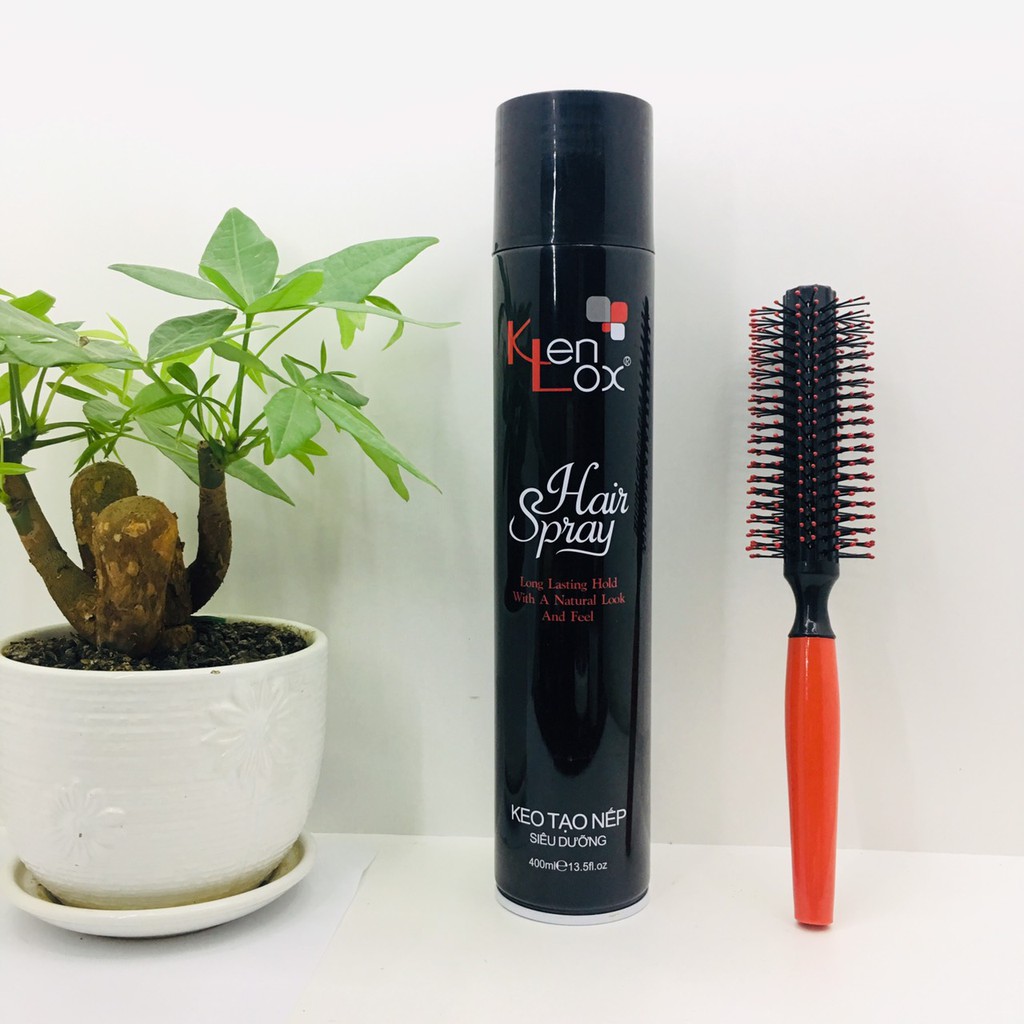 Gôm Xịt Tóc Kenlox Đen Siêu Thơm Siêu Cứng Giữ Nếp Tốt