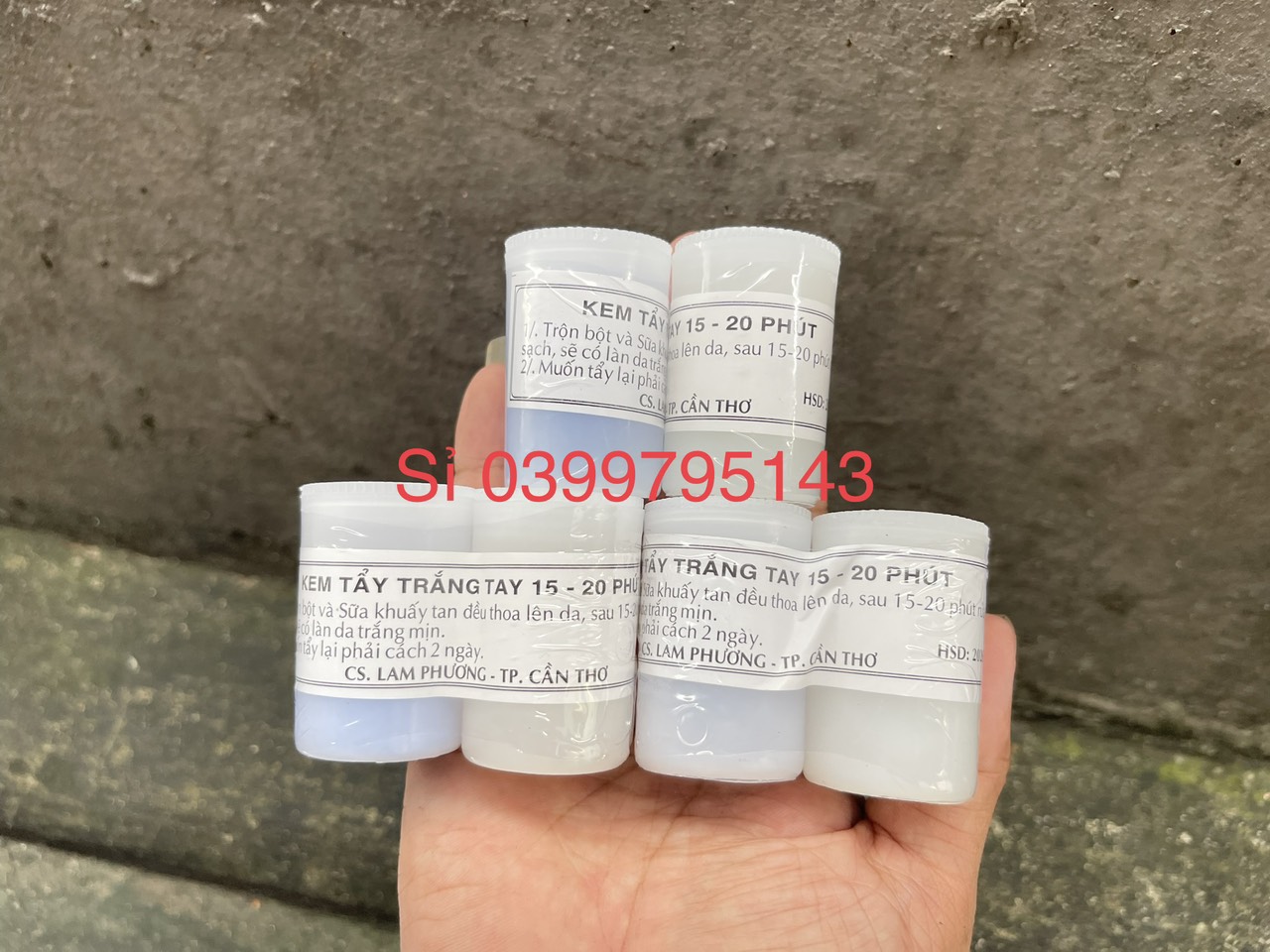 Lẻ 1 cặp kem tẩy trắng da nhanh cấp tốc