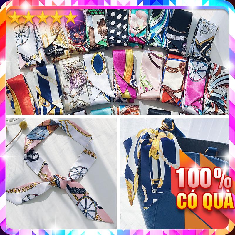 Silk scarf wrap bags or neck strap multi-purpose L1433-loantay
