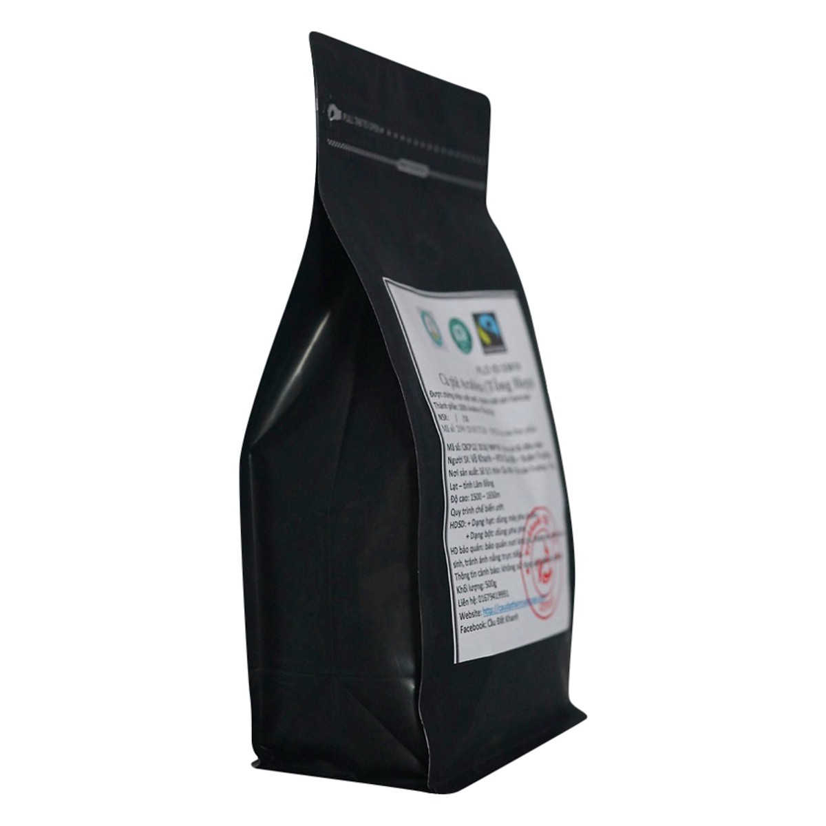Cà Phê Xay Cầu Đất Arabica Catimor 100% K Phiêu (Túi 500g)