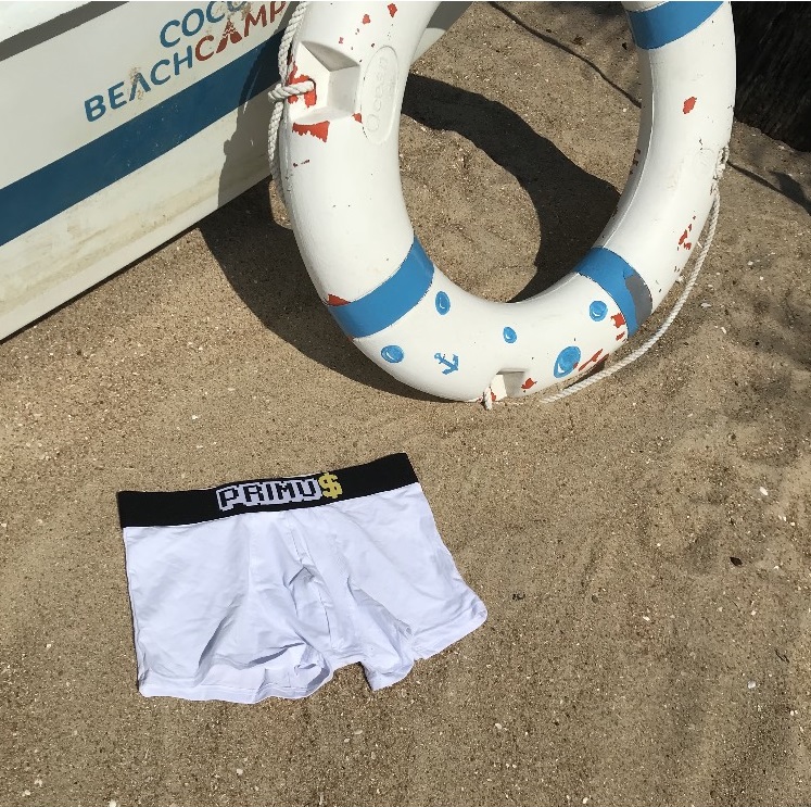 Quần lót nam boxer (Sip đùi) Primus Đen / Trăng [HCM]
