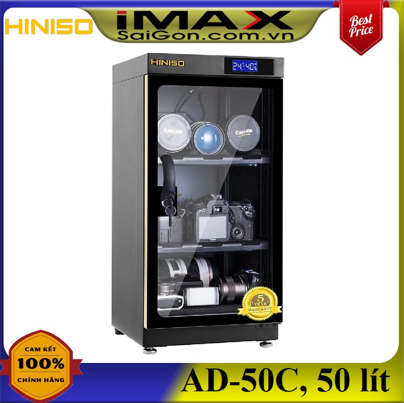 [HCM]Tủ chống ẩm Hiniso AD-50C 50 lít