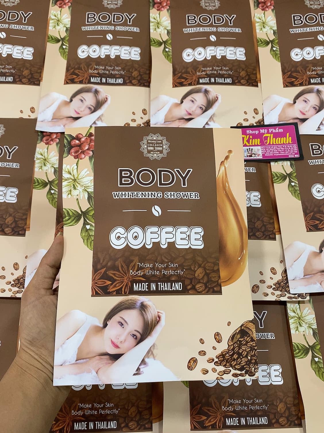 Tắm Trắng Cà Phê Body Thái lan